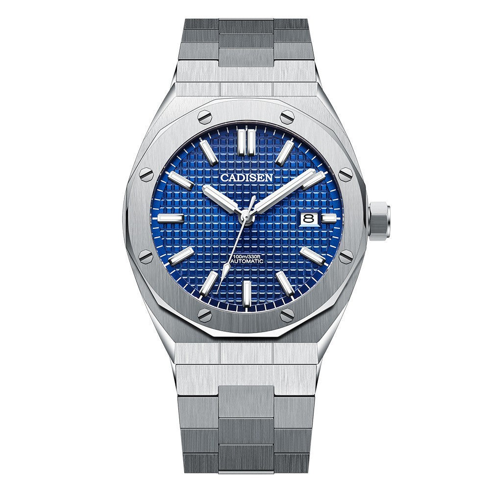 Wasserdichte mechanische Herrenuhr mit NH35-Uhrwerk