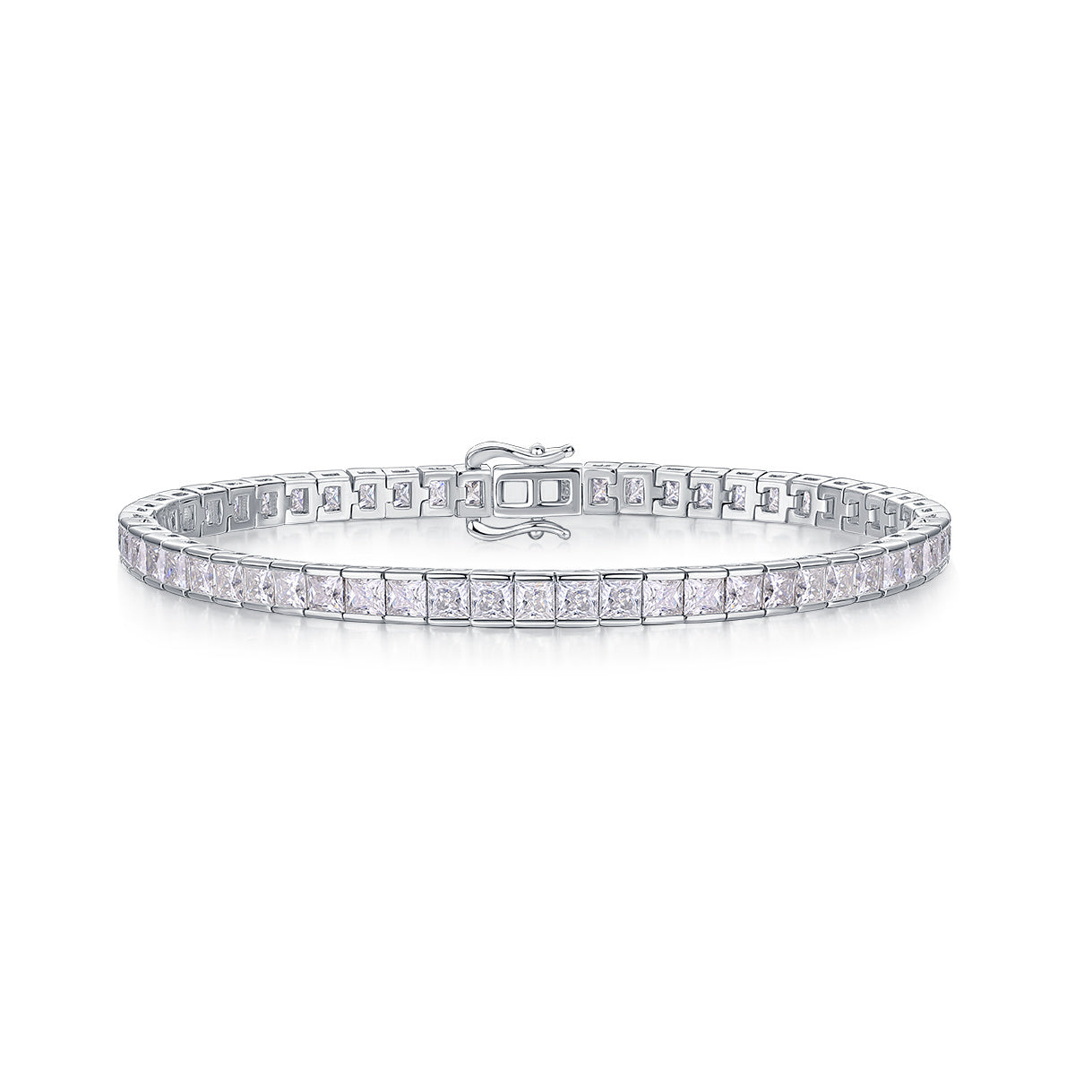Time Tunnel Luxury Fashion Mosan Diamond S925 Silver Necklace Comparable To Natural Diamonds