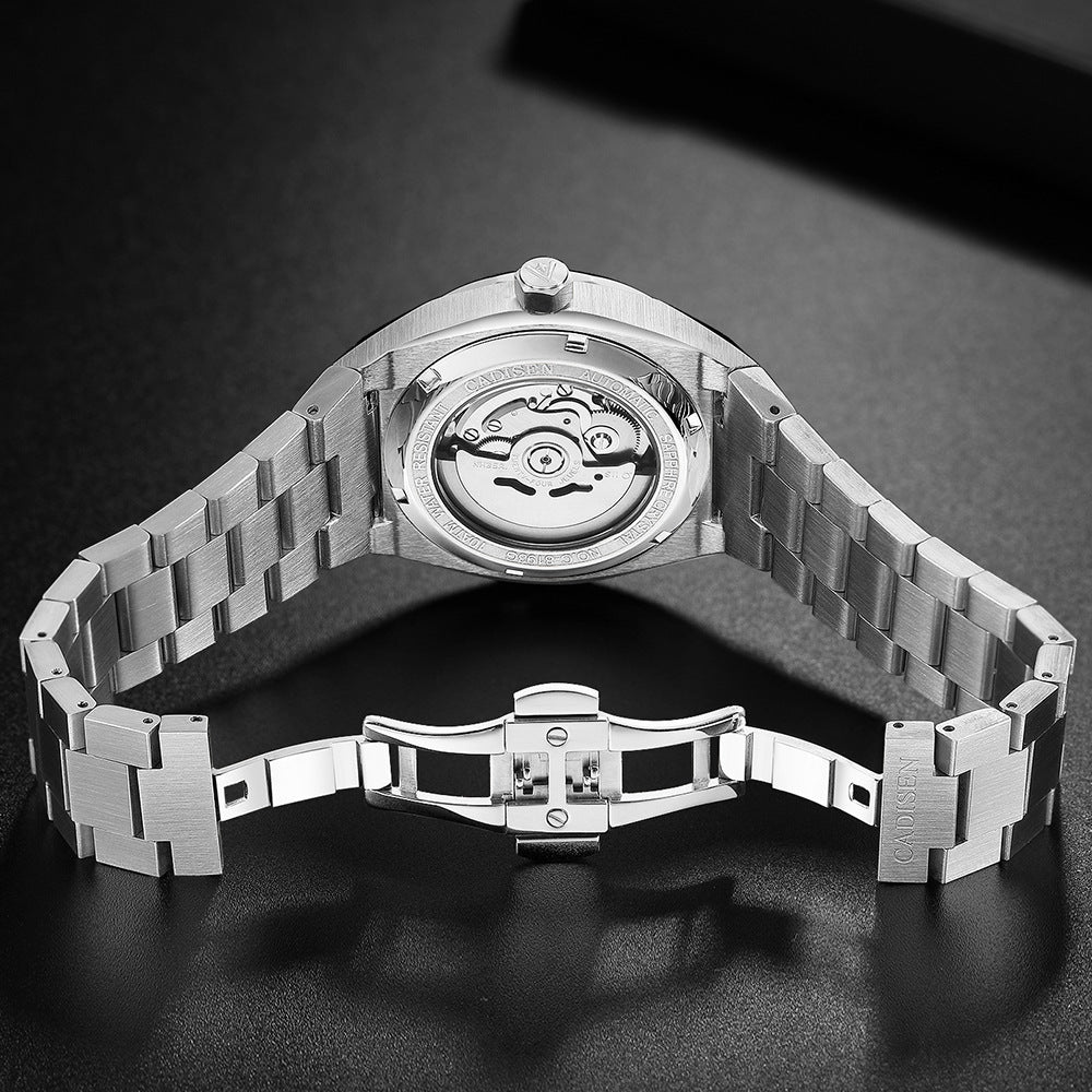 Wasserdichte mechanische Herrenuhr mit NH35-Uhrwerk
