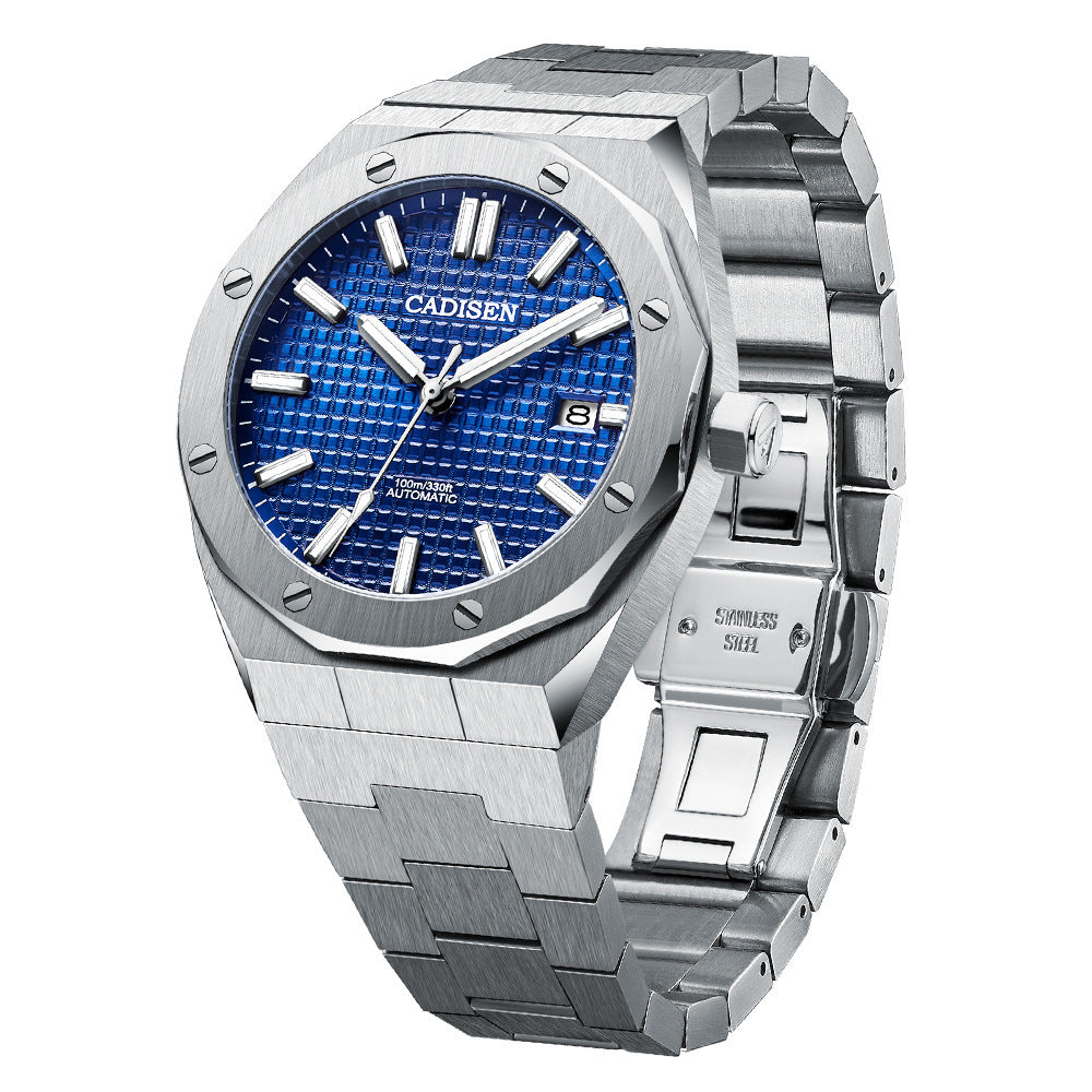 Wasserdichte mechanische Herrenuhr mit NH35-Uhrwerk
