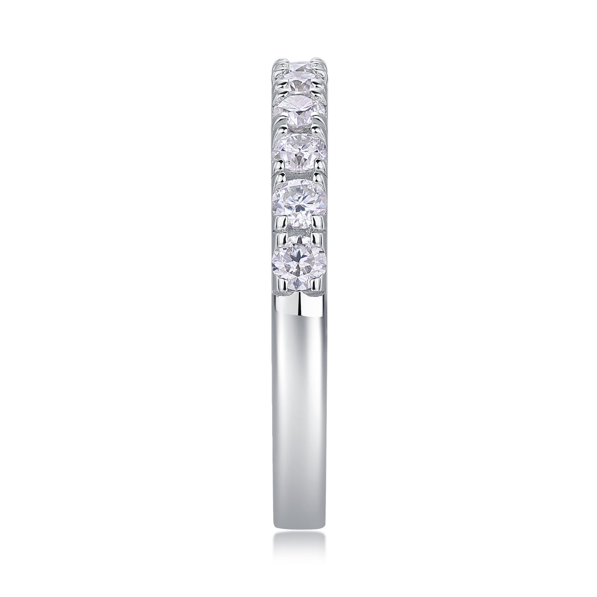 Parallel World Diamantring, Luxus-Modeset, Moissanit-Silberring