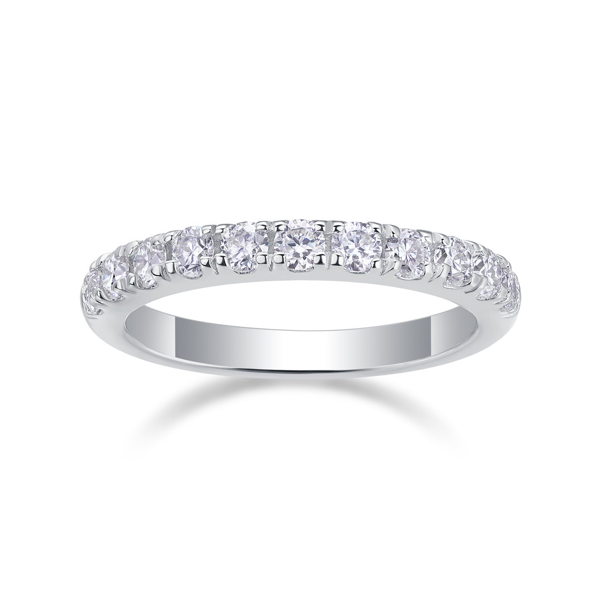 Parallel World Diamantring, Luxus-Modeset, Moissanit-Silberring