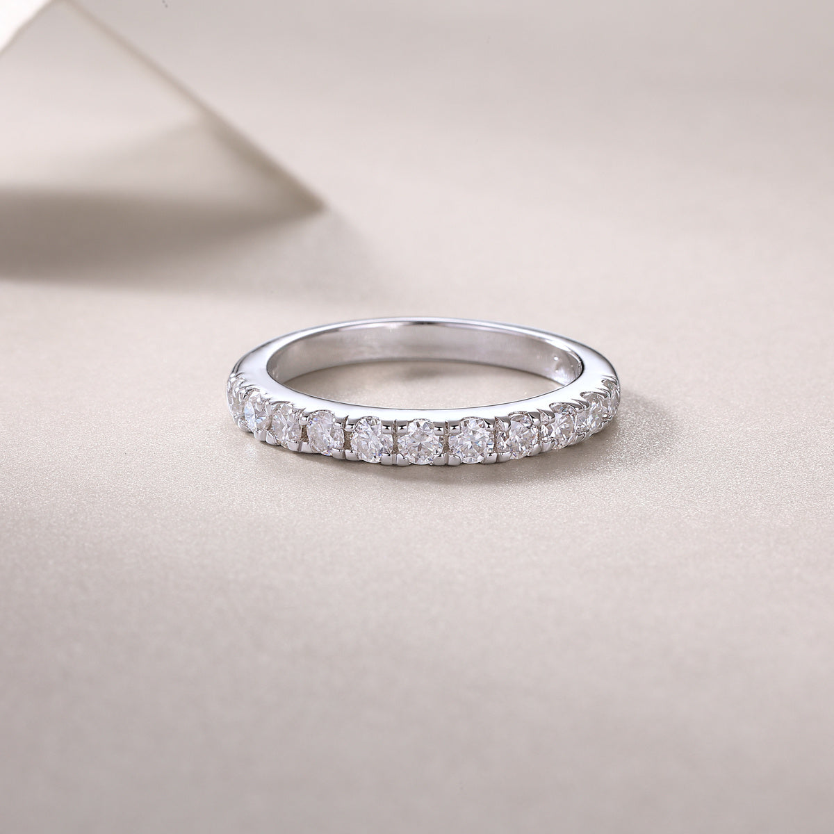 Parallel World Diamantring, Luxus-Modeset, Moissanit-Silberring