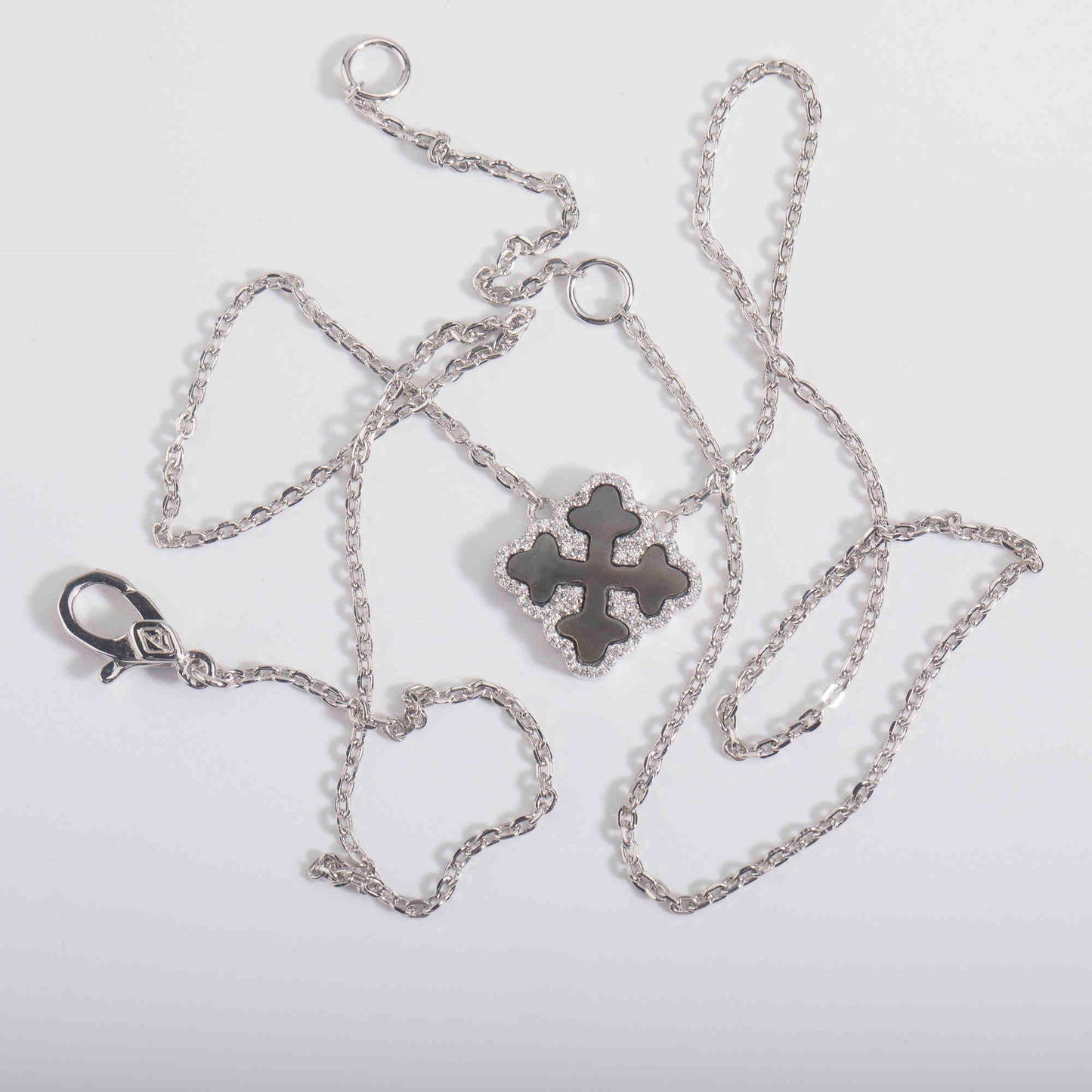 Fritillary Bud Clover Pendant Series S925 Silver Necklace