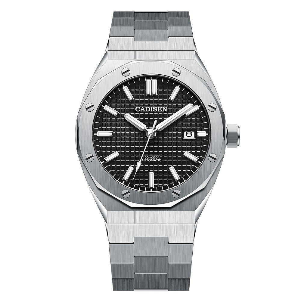 Wasserdichte mechanische Herrenuhr mit NH35-Uhrwerk