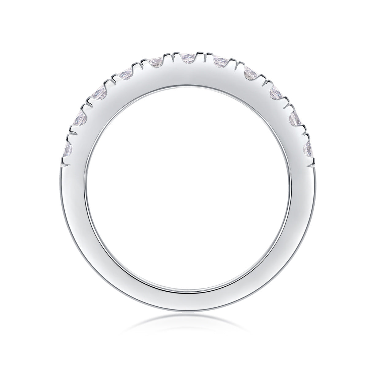 Parallel World Diamantring, Luxus-Modeset, Moissanit-Silberring