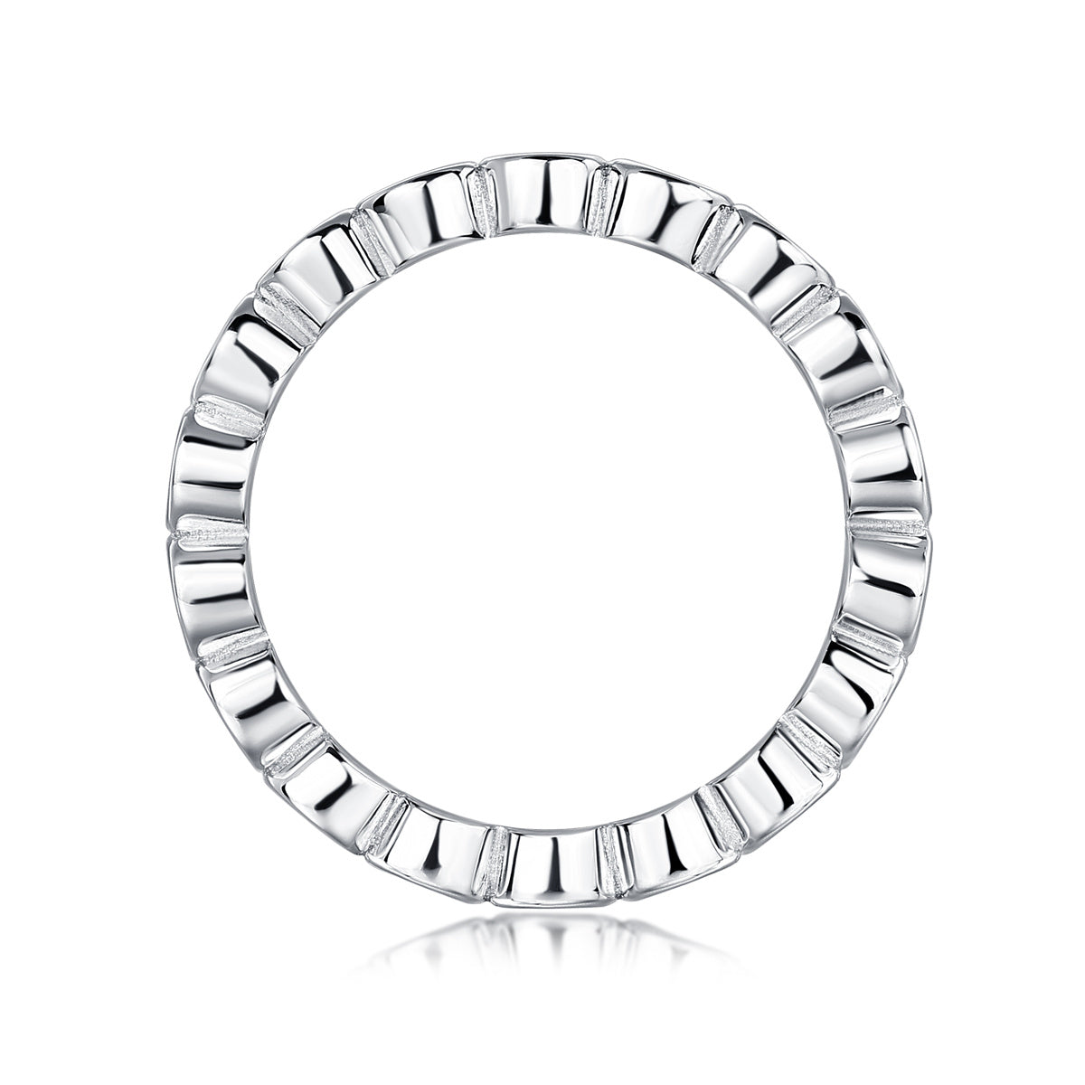 Diamantring Luxus Fashion Set Moissanite Silberring