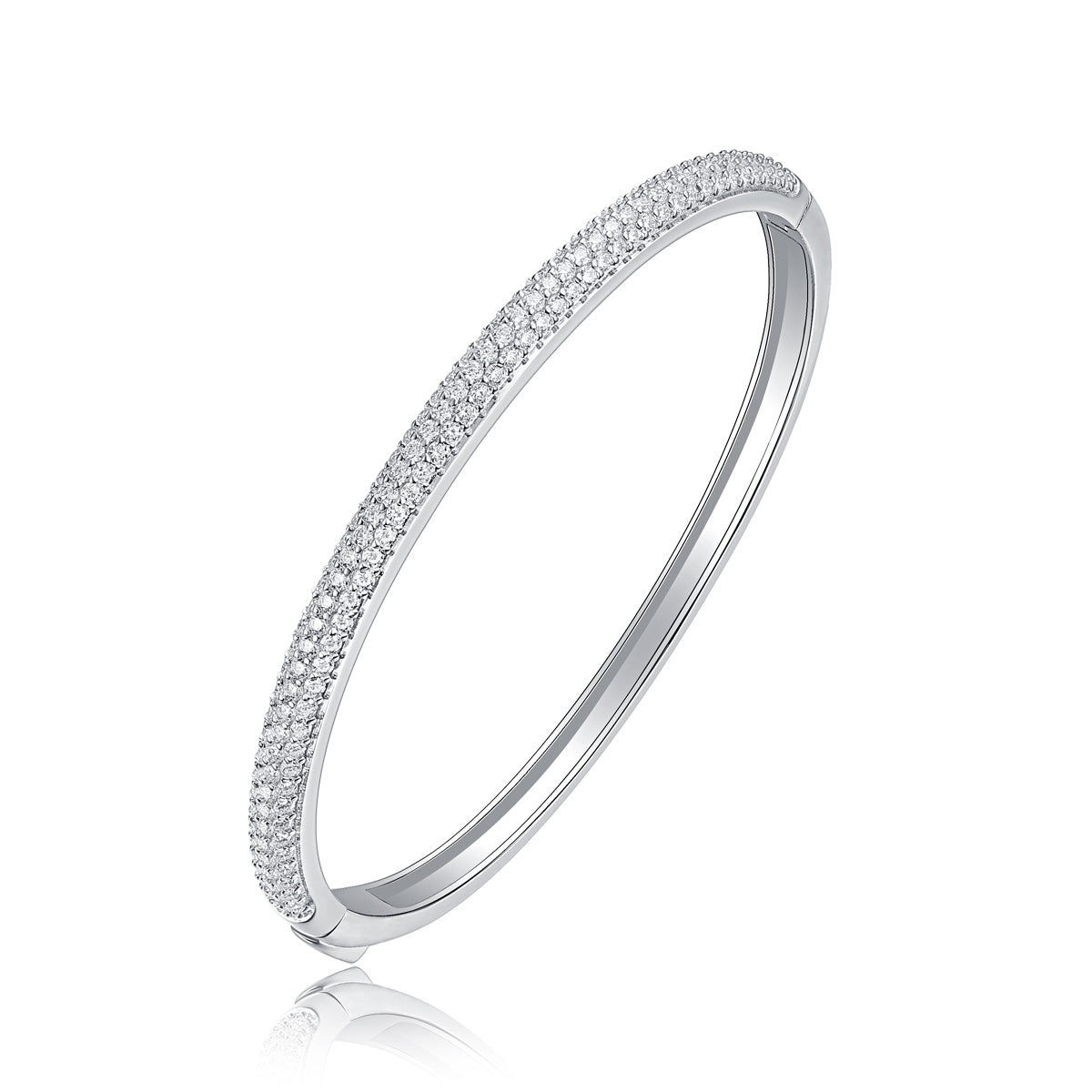 Monologue Luxury Fashion Set Mosan Diamond S925 Silver Bracelet