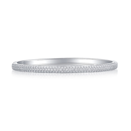 Monologue Luxury Fashion Set Mosan Diamond S925 Silver Bracelet
