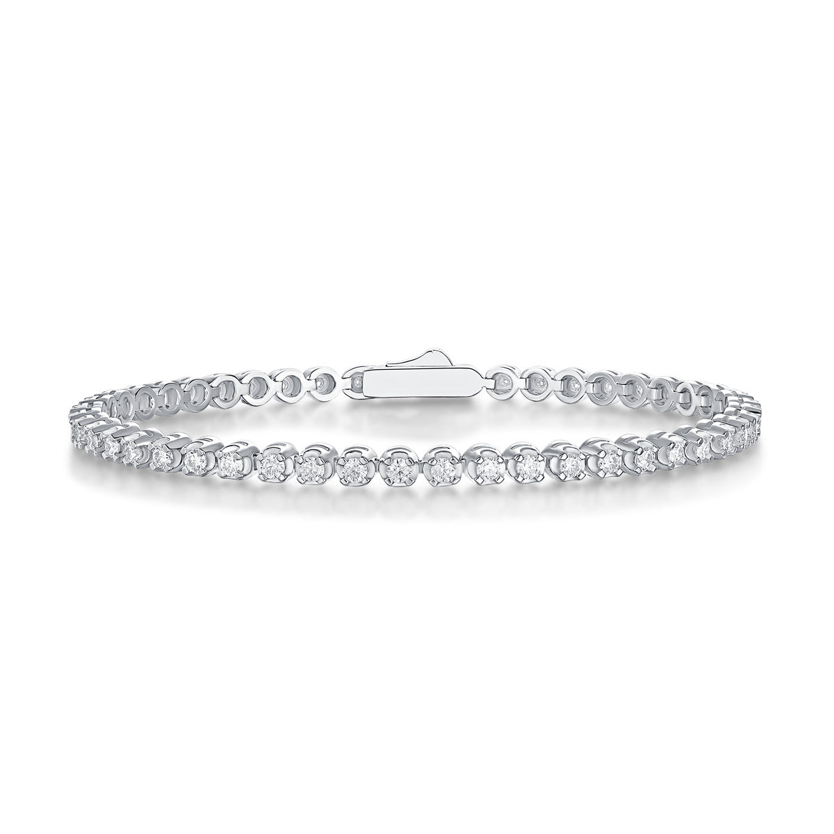 Срібний браслет Starlight Luxury Fashion Mosan Diamond S925 
