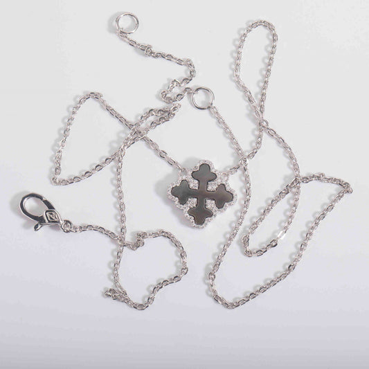 Fritillary Bud Clover Pendant Series S925 Silver Necklace