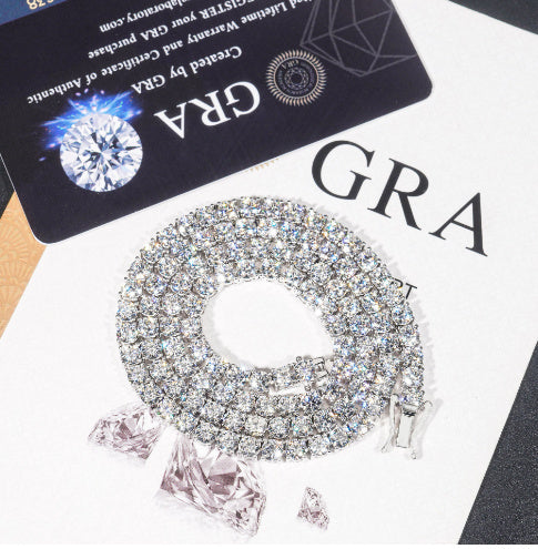Sternzeichen Lamm Anhänger S925 Silber Inlay Moissanite