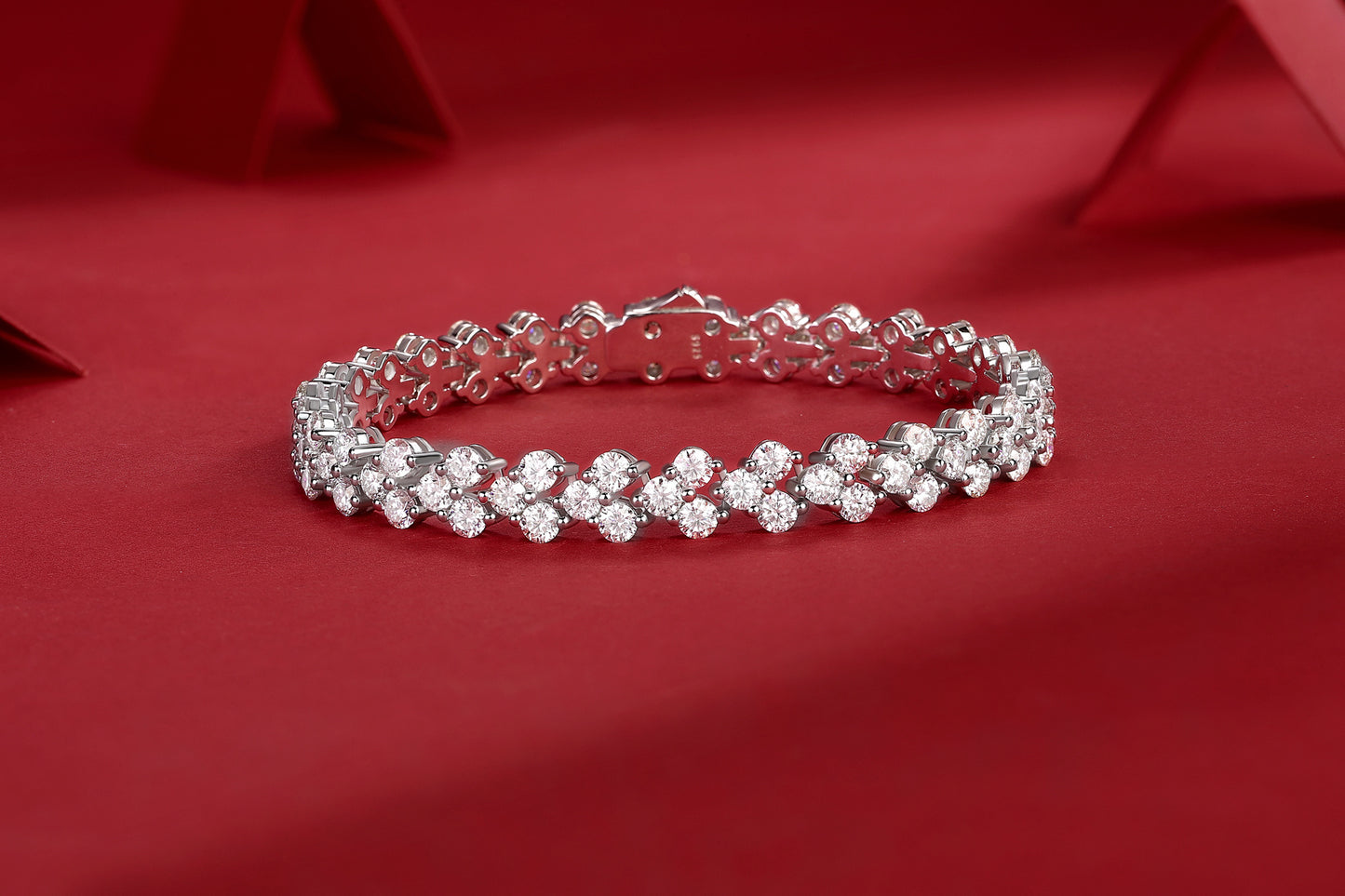 Срібний браслет Kanong Luxury Fashion Mossan Diamond S925