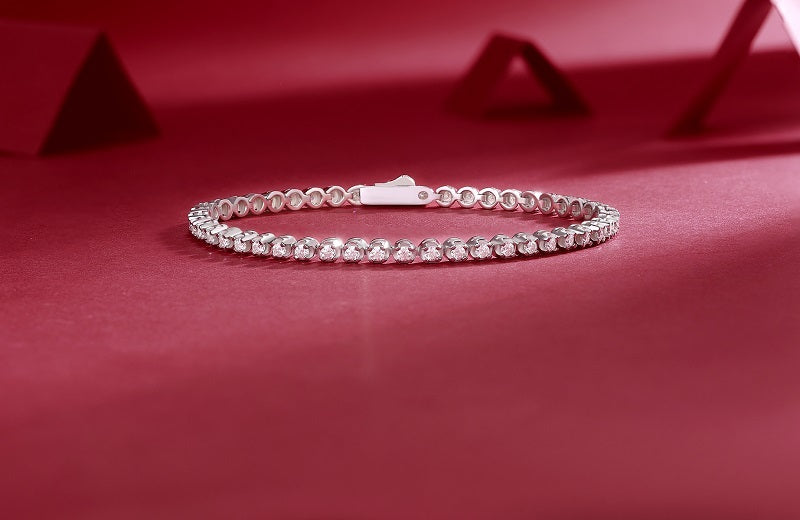 Срібний браслет Starlight Luxury Fashion Mosan Diamond S925 