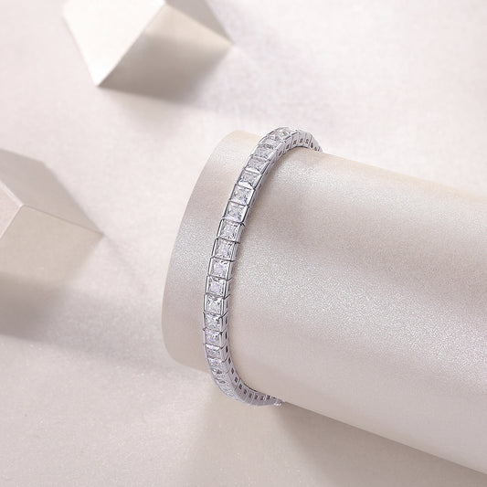 Time Tunnel Luxury Fashion Mosan Diamond S925 Silver Necklace Comparable To Natural Diamonds