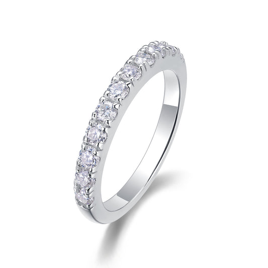 Parallel World Diamantring, Luxus-Modeset, Moissanit-Silberring 