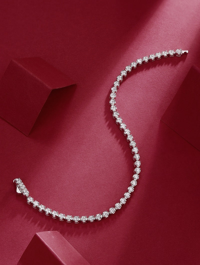 Срібний браслет Starlight Luxury Fashion Mosan Diamond S925 