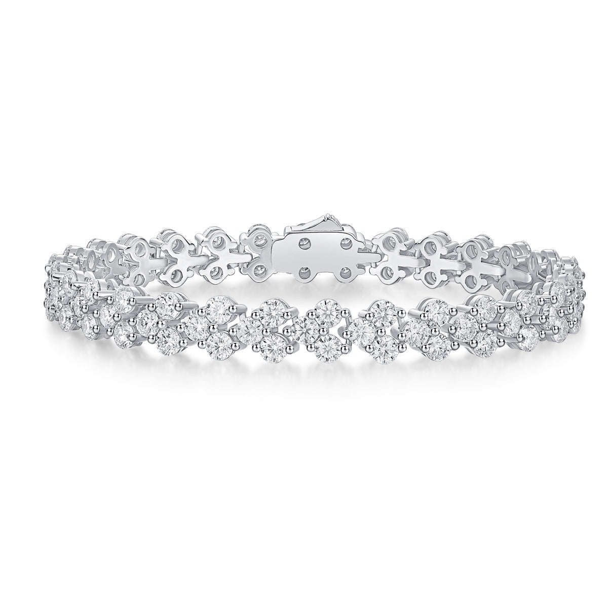 Срібний браслет Kanong Luxury Fashion Mossan Diamond S925